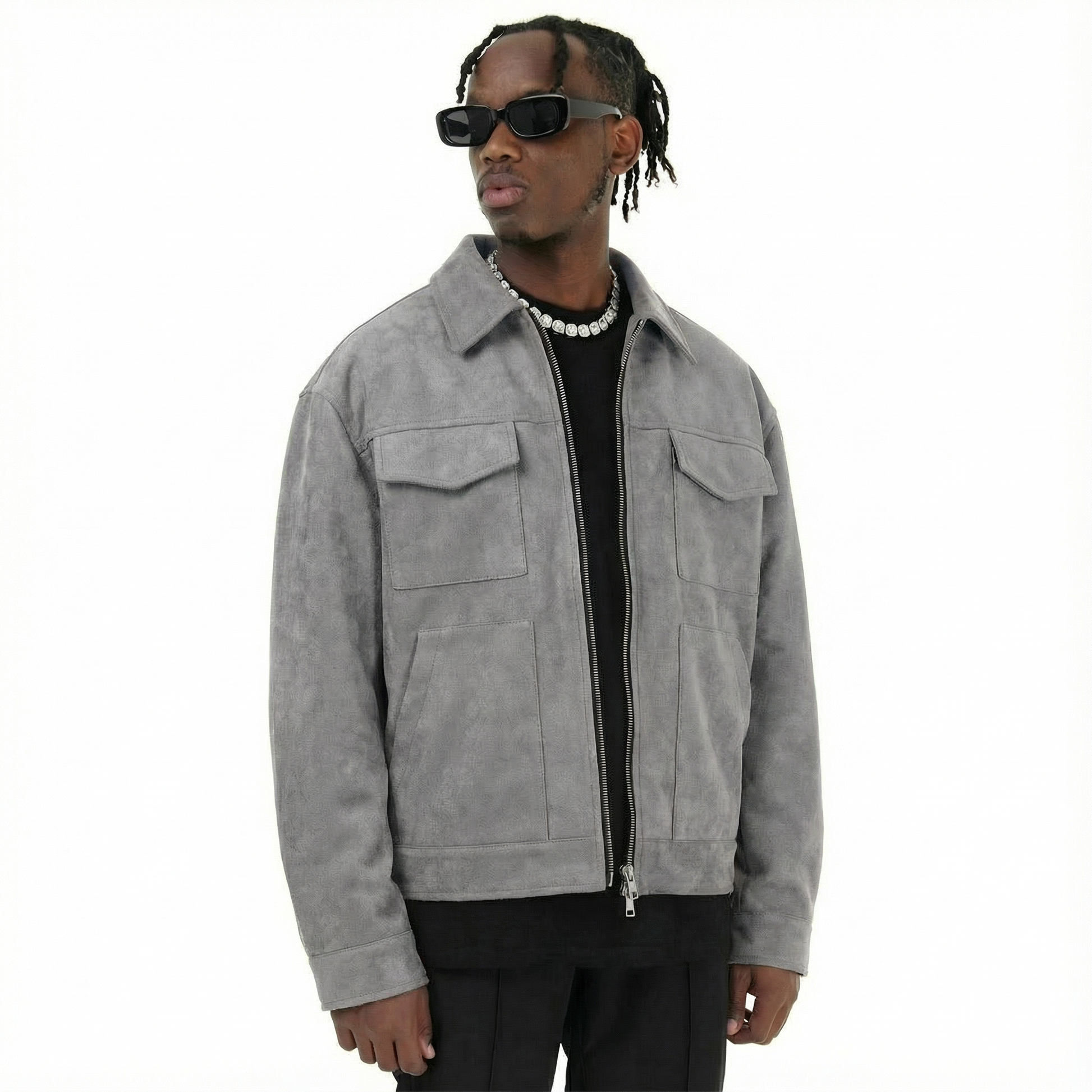 Kayro - Washed Jacket Grey